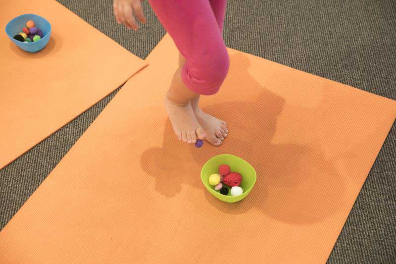 fun yoga activity at daycare