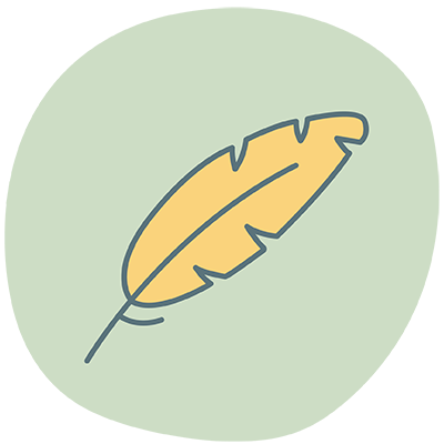 icon of feather